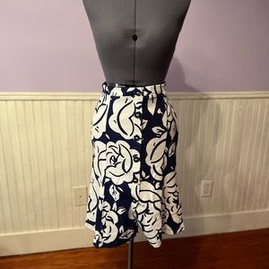 Anthropologie Floral Skirt